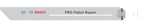 Bosch 100x PRO Pallet Repair S725VFR Recip Saw Blade, 1,25 x 19 x 190 mm, 1 | für Stahl, Holz mit Nägeln, Länge 190 mm, Professional Zubehör Säbelsäge