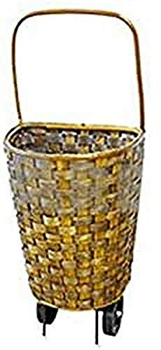 Orework 374375 Carrello a Legna con Ruote, Marrone