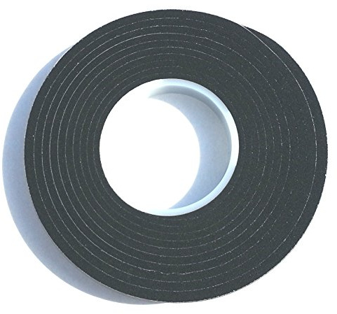 5,6m Komprimierband 20/6 Bandbreite 20mm, Acryl 300, expandiert von 6 auf 30mm, anthrazit, vorkomprimiertes selbstklebendes Dichtungsband Kompriband Fugendichtband Fensterdichtband Quellband