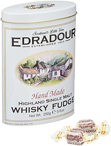 Gardiner's of Scotland Gardiner´s Whisky Fudge Edradour – Handgemachte weiche WhiskyKaramellBonbons, 250 gramm