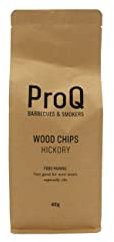 ProQ Premium Smoking Wood Chips (5 x 400g Pack) – Wood Chips For Smoking Food - BBQ Smoker Wood Chips - Hickory