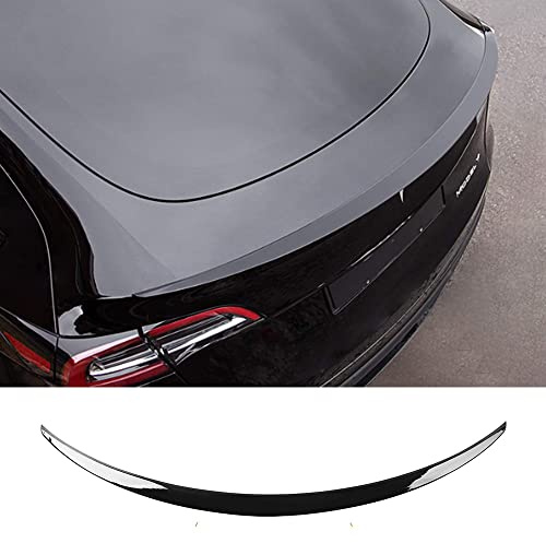 Premium ABS Material Auto Heckspoiler Spoiler für Tesla Model Y 2020 2021 2022 2023, Autos Heckspoiler Flügel Auto Sport Styling Kits, 3M Kleber,ABS Black