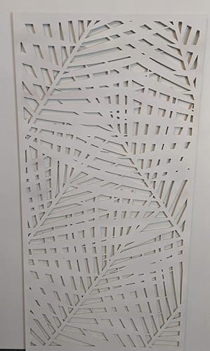 LaserKris Dekoratives Sichtschutzgitter für Heizkörper, 6 mm dick, MDF-Platte (verschiedene Größen), T20E-Muster (1200 mm x 610 mm, grundiert)