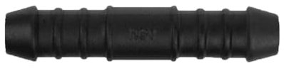 UKCable-Ties 10x Garden Barbed Connector Plastic Drip Irrigation Hose Pipe Straight Connector Joiner Black (Size: 14mm)