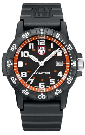 Luminox Reloj analógico de Cuarzo Suizo para Hombre con Correa de plástico, XS.0329.1, Color Negro, Negro, Correa