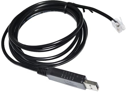 AJOHBM FT232RL CHIP USB to RS485 RJ11 RJ12 Adapter Converter Serial Communication Cable for ABL EMH1 WALLBOX to PC(3m)