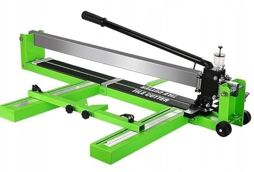 ZAXER Professioneller Handfliesenschneider 120 cm – Präziser Fliesenschneider für Feinsteinzeug, robuste Konstruktion, scharfe langlebige Klingen, einfach zu bedienen für Anfänger und Profis