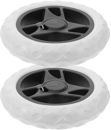 Anneome Ricambio per Carrello della Plastica da 17cm, Facili da Sostituire, Resistenti per Carichi Pesanti, per Supermercati e Carrelli Pieghevoli