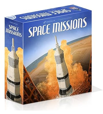 Space Missions: Wettlauf ins Weltall als Brettspiel - Deutsch/Englisch - 1 bis 4 Spieler - ab 14 Jahren