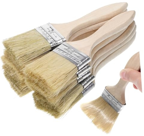 LIFKOME 10pezzi Pennelli in Per Pittura Mobili Acquerello Pennello Pennello Da Per Pittura Murale e Pulizia
