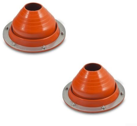 Kit de chimenea de silicona para tiendas de campaña y cobertizos, perfecto para estufas de leña (2 unidades)