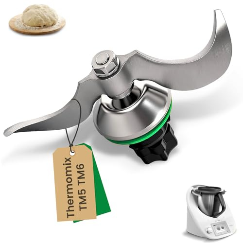 Gigmeta Teigmesser für Thermomix TM6 und TM5, Ohne Teigrückstände Nach Verwendung und Leicht zu Reinigen, Ersatzteile für Thermomix Messer, Ihr Teigknethelfer