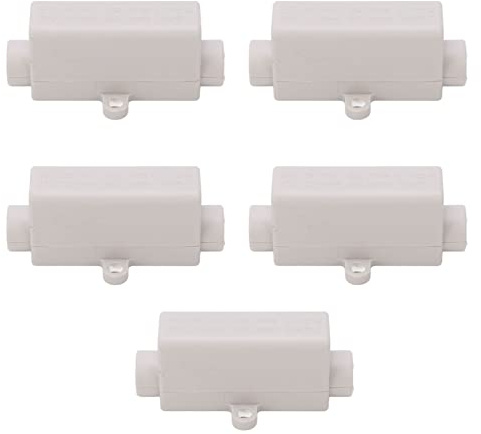 Generic Terminalblock med Hög Effekttråd Kabelkontakt, Kopparledare Högeffekttråd Kabelanslutning ABS Shell 100A 1000V Självsläckande 5st för Omkopplare Ledningar