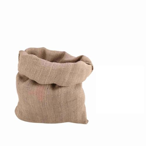 Riuulity Énorme Sac en Toile de Jute pour Le Stockage des Pommes de Terre et du Poisson, Sac en Jute Marron Réutilisable pour la Culture des Arbres, Parfait pour Les Jeux de Course en