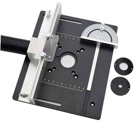 WNDUOKXH I compiti del tavolo della fresatrice sono più semplici con l'inserto della piastra fresatrice in alluminio progettato per migliorare l'efficienza nelle pratiche di lavorazione del legno.