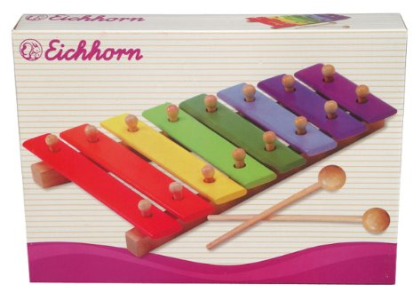 Eichhorn 100003592 - Holz-Xylophon, 30 x 23 cm