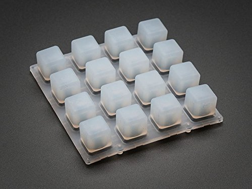 Adafruit Elastomer 4x4 Tastatur aus Silikon für 3mm LEDs 1611