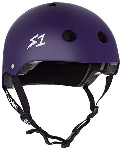 S1 Lifer Casque – Certifié multi-impact et à fort impact – Plusieurs couleurs et tailles (Violet mat, XL 57,2 cm)