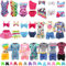 Miunana 25 Doll Clothes Age 3+ Including 5 Bikini Swimsuits 5 Outfit Tops 5 Pants 10 Shoes for 11.5 inch Dolls