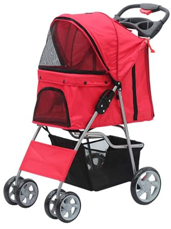 Pawise Transportadores Pawise Pet Caliente Rojo
