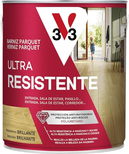 V33 BARNIZ PARQUET ULTRA RESISTENTE BRILLANTE INCOLORO 2,5L