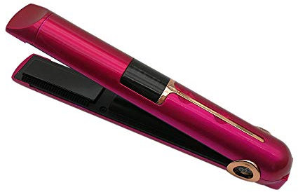 Portable Nouveau Mini USB Redresseur de Cheveux Sans Fil Avec Système de Verrouillage de Banque Système de Voyage Fers à repasser Flat Wireless Fer à Lisser les Cheveux Fer-rouge