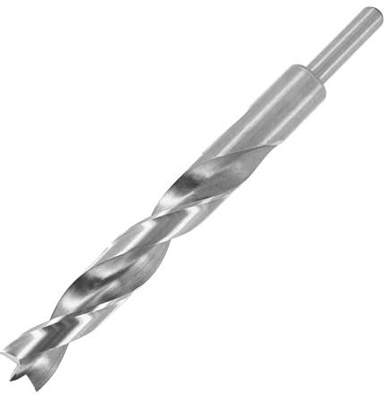 ENT 50419 Holzspiralbohrer Ø 19 mm, extra lang 200 mm, HSS-G, mit Zentrierspitze und Vorschneider, NL 135 mm, Schaft zylindrisch