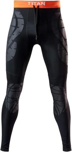 T1TAN Anti Abrasion Pant 2.0 XXS-XXL, Unterziehhose für Muskelstimulation und minimiertem Abrieb für Torwart, Fußball, Basketball, Handball, Abriebfest, Torwarthose Herren, Torwart Hose Kinder