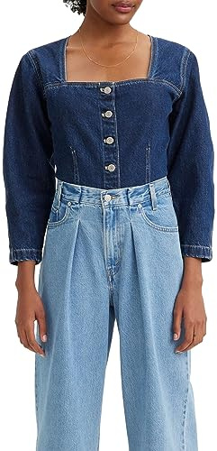 Levi's Damen Milo Denim Blouse Top