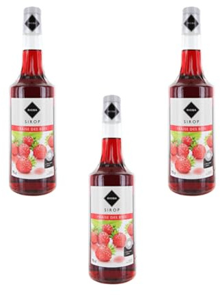 Lot de 3 Sirops Rioba - Fraise des bois - 3x70cL