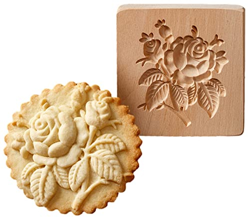 Molde de galletas de madera | Moldes de galletas para hornear, cortador de galletas para pan de jengibre, Springerle, Tragacanto, Pryani ruso,
