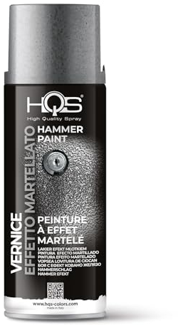HQS Spraydose 400 ml Hammerschlageffekt (Silber)