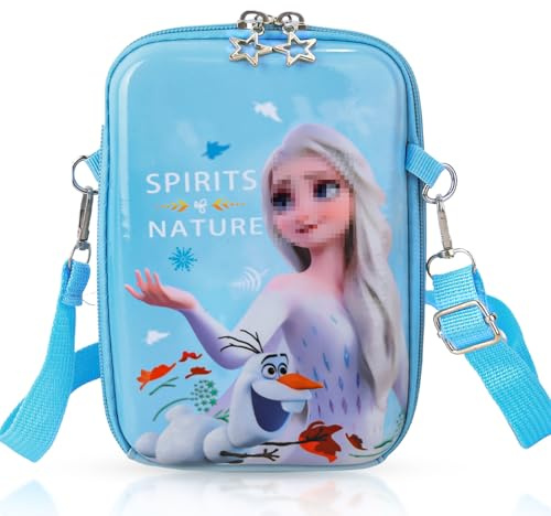 Chukua Umhängetasche Kinder Mädchen Tasche ELs- Kinderhandtasche Schultertasche Prinzessin Handtasche Kindertasche mit Verstellbarem Gurt zum Ausgehen oder Reisen, Geschenke Mädchen Girls