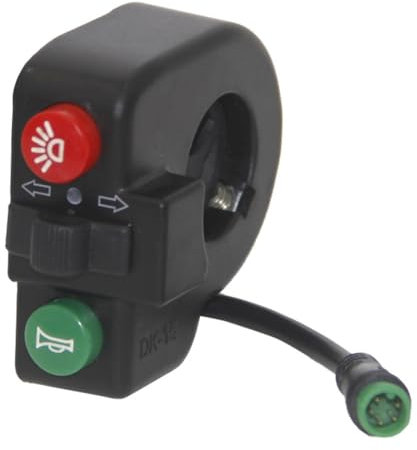 Kznifmk 4-In-1-Kombinationsschalter, Elektrischer Fahrradschalter, Wasserdichter Anschlusskopf, DK15-Kombinationsschalter
