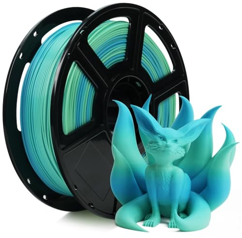 FLASHFORGE Rapid PLA Farbverlauf Filament 1,75mm Gelb&Blau, Farbverläufe sanft & schnell, Hoher Durchfluss Speedy 3D-Drucker-Filament, erleben Sie außergewöhnliche Leistung mit Schnellem Druck