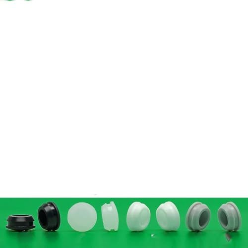 Silikonstopfen Gummi Thermostabilität Dichtung Schnalle Schutzdämpfung Dämpfung weiß schwarz Antikollisions-Seismik-Dämpfer F120 2-teilig-durchscheinend