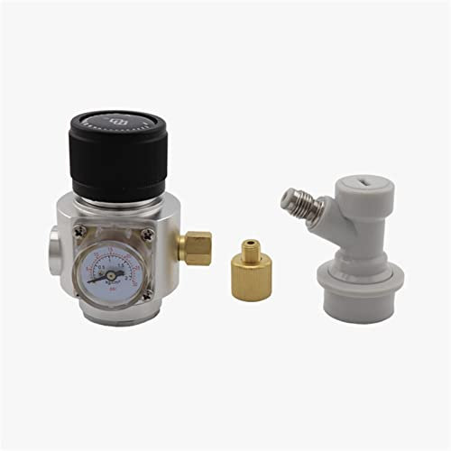 ATUMY Heimbrau-Sets Druckminderer Co2-Bierregler 0~30 PSI mit 3/8 Quot; Thread Gas Ball Lock Disconnect für Homebrew Beer Growler(Set)