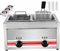 Fryer Commercial, Friteuse À Huile Professionnelle Avec Paniers Et Tapas, Panier De Friteuse À Graisse Électrique 20 L, Réservoir De Frites À Double Frites, Pour De Délicieux Aliments Froids /