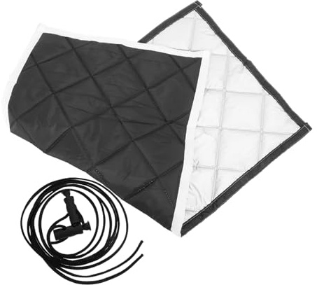 NUOBESTY Cortinas Aislantes Acústicas y Térmicas Paneles Gruesos para Reducción de Ruido y Bloqueo de Luz con Sistema de Fijación para Oficina y Hogar