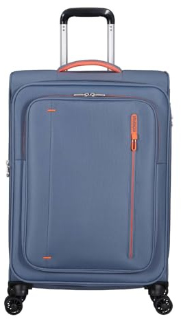 American Tourister Trolley Cloudrider Spinner Exp. TSA Stone Blue blaugrau 66cm