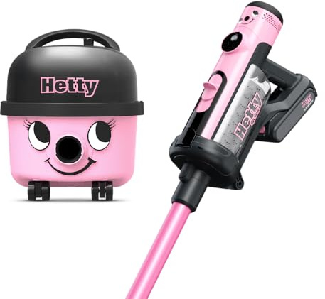 Henry Hetty Vacuum Bundle, 6 Litre Hetty Vacuum & Quick Cordless, Pink