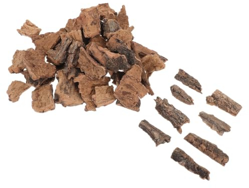 FOMIYES Tapis pour Reptiles en Liège Naturel Écorce de Vigne, Supporte Les Gradients D'humidité, Améliore la Ventilation, Dimensions Variées, Texture Douce Marron pour Terrarium