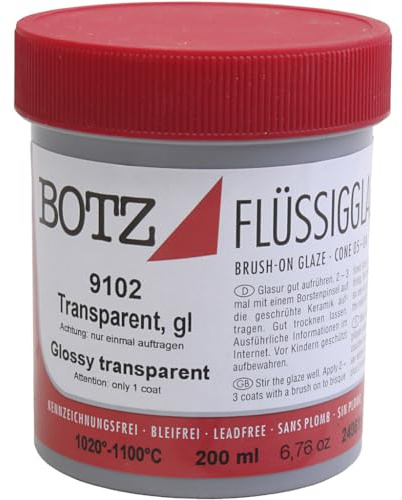 Botz-Flüssig-Glasur 9102, Transparent, 200ml