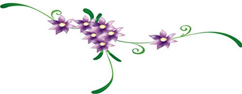Indigos 4051719960150 orchidée Sticker Mural Belle mD416 96 x 53 cm-Coloris : Multicolore