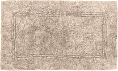 Erwin Müller Badematte, Badteppich Heraklion beige Größe 60x100 cm - Kochfest, für Fußbodenheizung geeignet, 100% Baumwolle (weitere Farben, Größen)