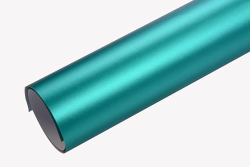 Neoxxim 12€/m² – Autofolie Chrom matt mint grün 100 x 150 cm selbstklebend BLASENFREI flexibel Car Wrapping Klebefolie