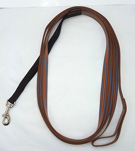 elropet Flex Fährtenleine Schleppleine mit Ruckdämpfer Hawaii 40m-20mm Hundeleine