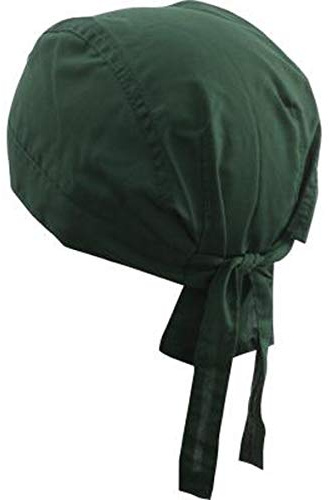 noTrash2003 Design Bandana Cap Helmet Foulard olika färger för sport och fritid, Mörkgrön, one size