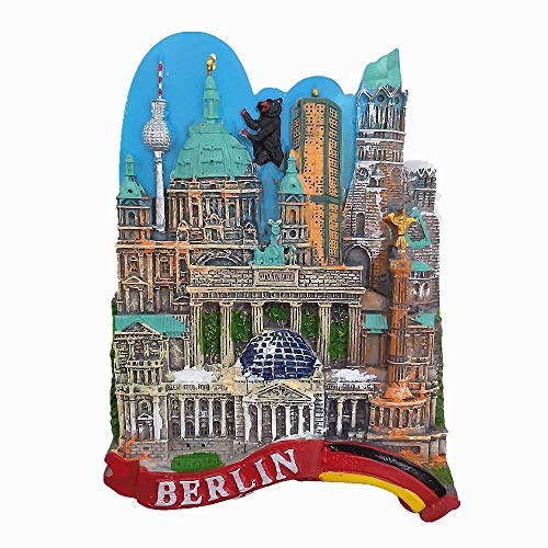 Super schöner Berlin Deutschland 3D Kühlschrankmagnet Tourist Souvenir Geschenkkollektion Haus & Küche Deko Magnetaufkleber Berlin Deutschland Kühlschrankmagnet