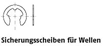 Dischi di sicurezza DIN 6799 in acciaio a molla 9 VE = S 1000 pezzi